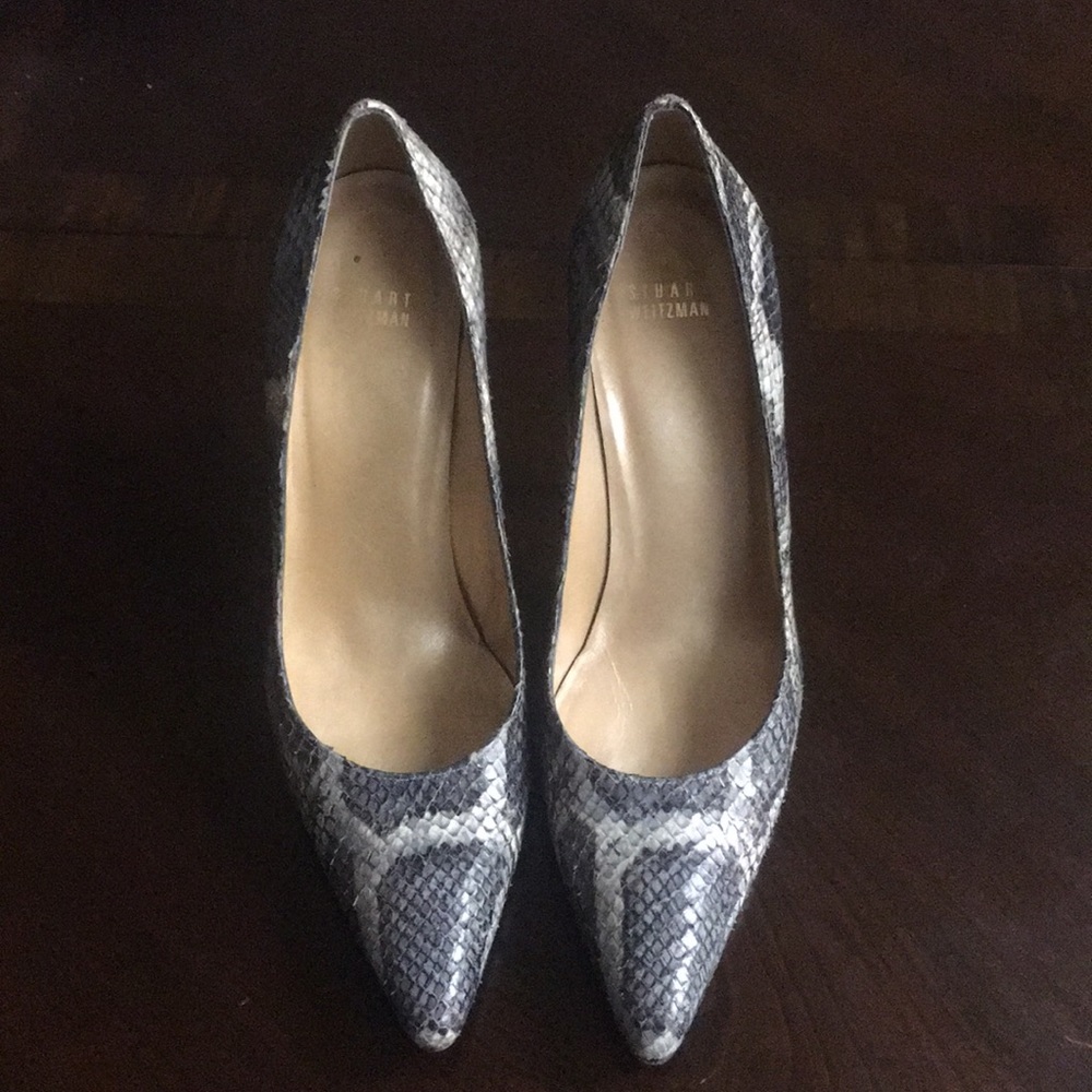 Stuart Weitzman Python Pumps